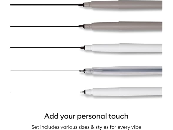 Cricut Multi Pen Set, Black (5 ct)