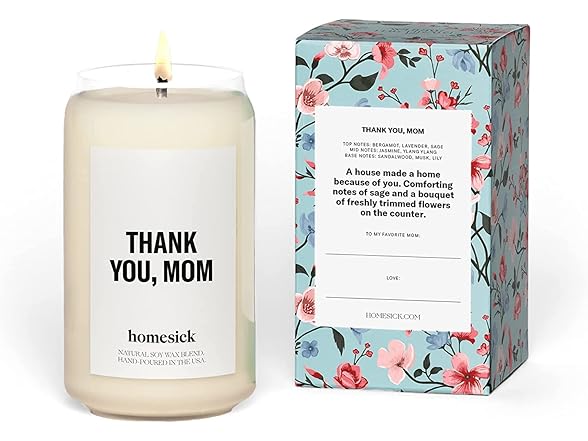 Homesick Thank You, Mom Candle