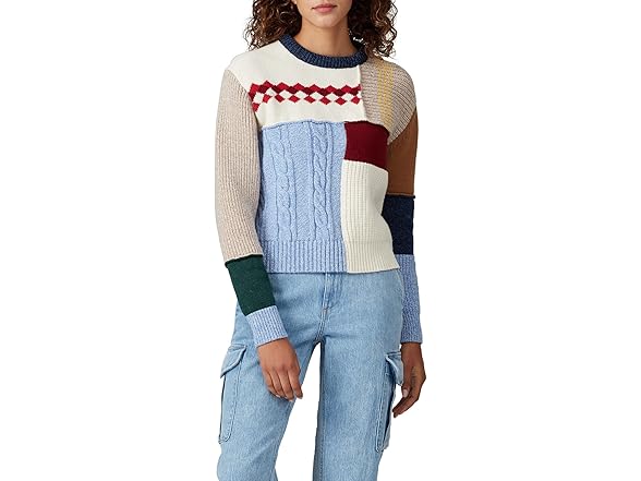 Rent the Runway Patchwork Sweater (S)