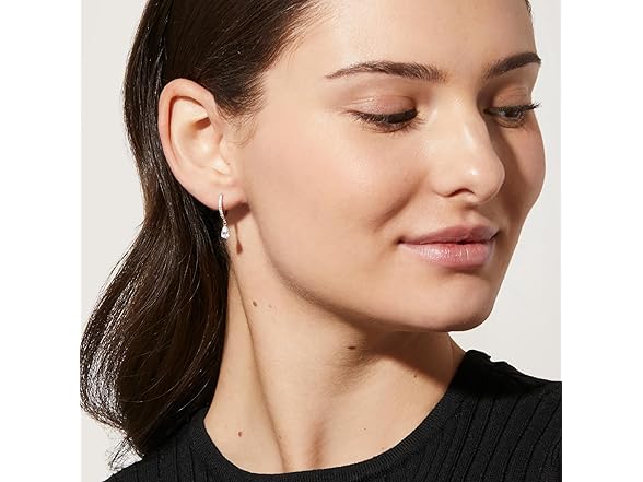 Ana Luisa Hoop Drop Earrings 14K Gold