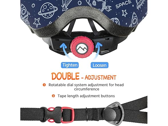 Galaxy Blue Kids/Toddler Bike Helmet