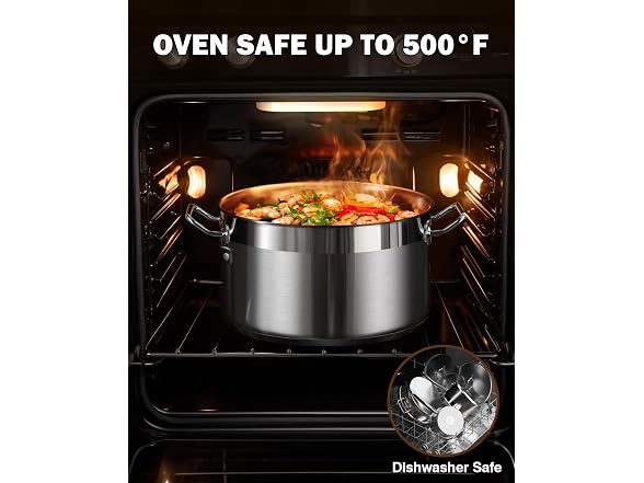 Cooks Standard Professional 6 Quart Stock Pot with Lid
