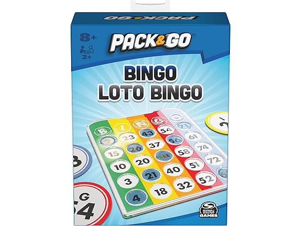 Pack & Go Bingo Game