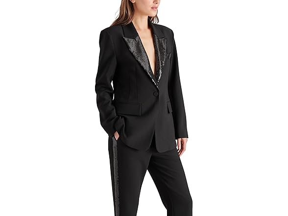 Steve Madden Black Misha Blazer (S)