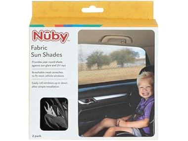 $4.99, Was $13.01, 61% Off! Nuby Car Seat Sunshade 2-pack dealfomo