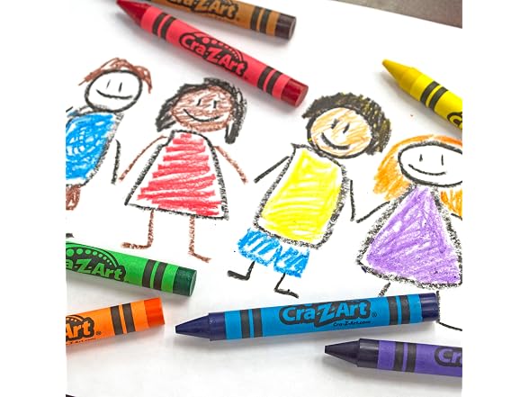 Cra-Z-Art Bulk Crayons, 6 Packs of 16 Count