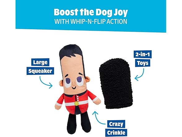 Barkbox Scottie Yard Guard Dog Toy | 2-in-1 Plush