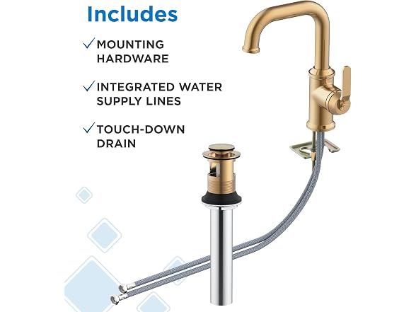 Gerber Kinzie Side Handle Bathroom Sink Faucet
