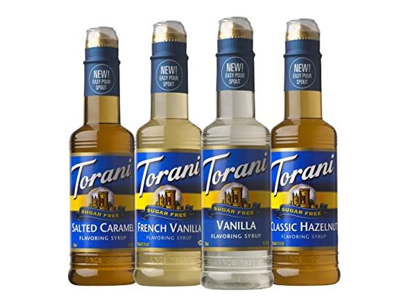Torani Sugar Free Syrup, Coffeehouse Variety