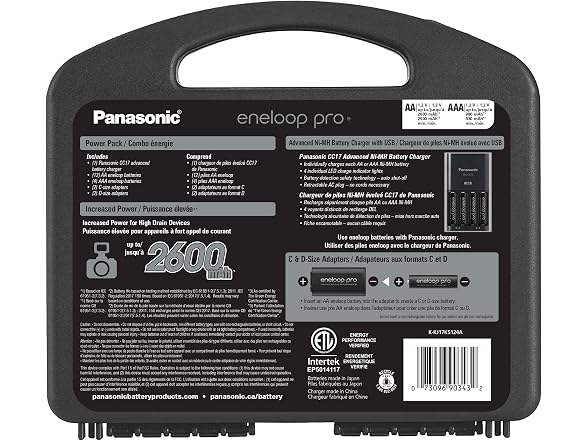 Eneloop Panasonic Pro Power Pack 12AA+4AAA
