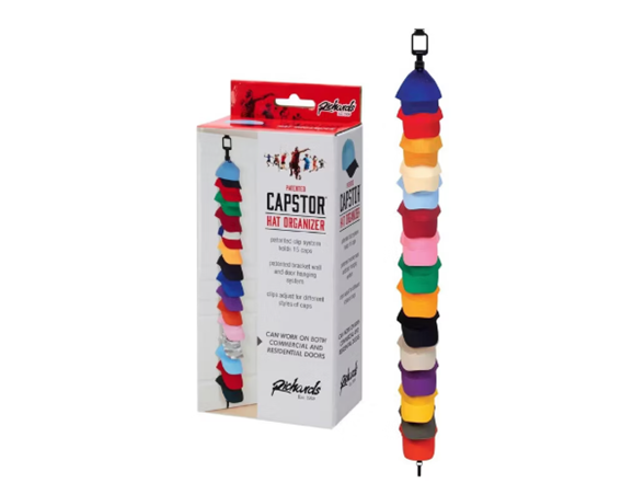 J&V Textiles AD9-6131 Hanging Hat/Cap Organizer Black