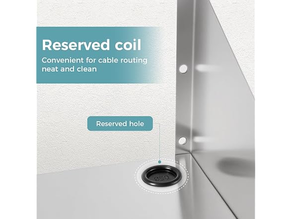 YWTSCH Stainless Microwave Wall Shelf