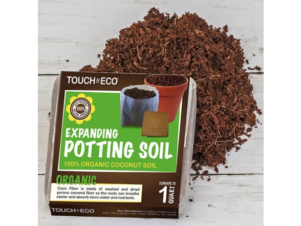 Natural Coco Fiber Expanding Soil-3pk