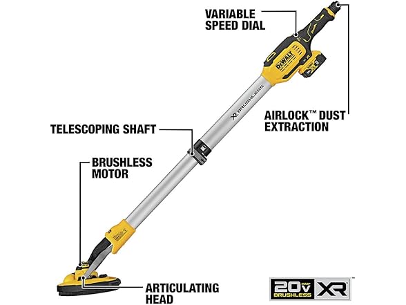 DEWALT DCE800B 20V MAX Cordless 9 in. Drywall Sander