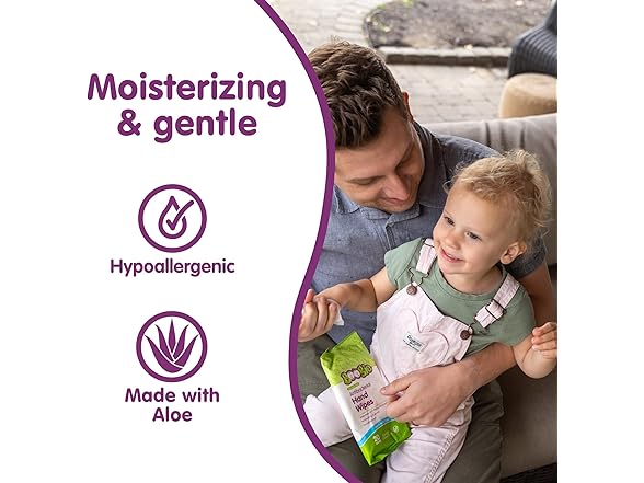 Boogie Antibacterial Hand Wipes 100ct 5pk