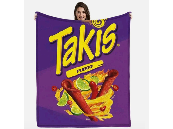 Takis 50 X 60 Blanket Plush Fuego Flannel