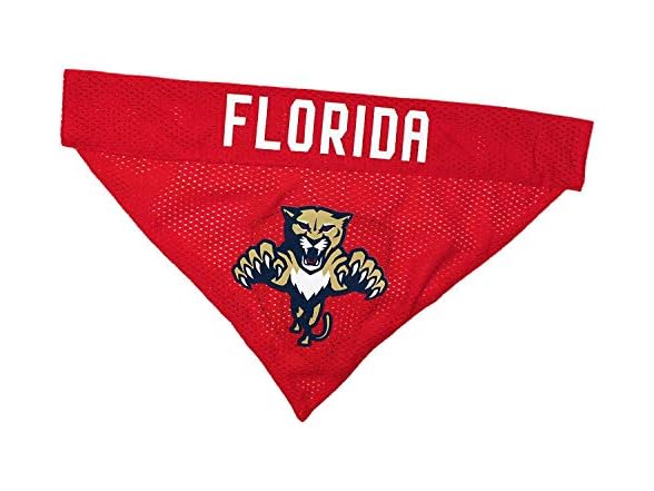 NHL FLORIDA PANTHERS BANDANA for DOGS & CATS,