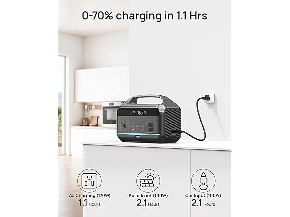 DaranEner Portable Power Station | 600W | 288Wh