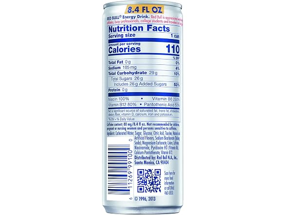 Red Bull Energy Drink, Original, 8.4 Fl Oz (Pack of 12)
