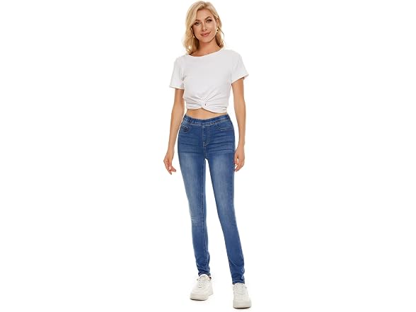 Loueera Women (L) Jeggings Stretchy Jeans