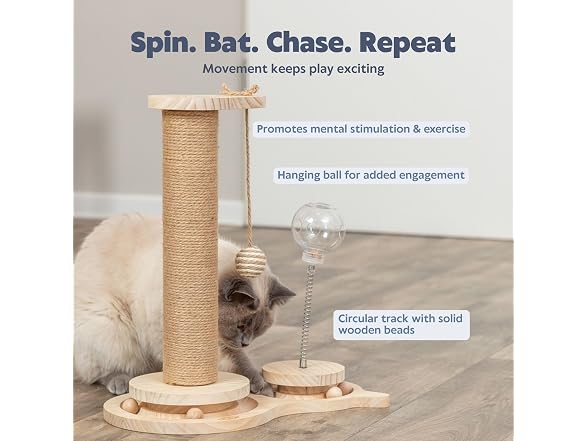 Trixie Oliver 18" Interactive Cat Scratching Post