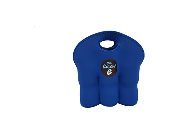 Cold Cache Bottle Can Cooler Insulated 6 Pack Tote