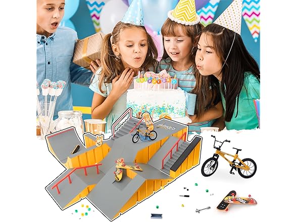 RNGODO Finger Skateboard Park Kit