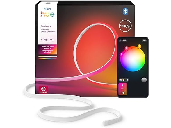 Philips Hue OmniGlow 9.8-Foot Micro LED Strip Light