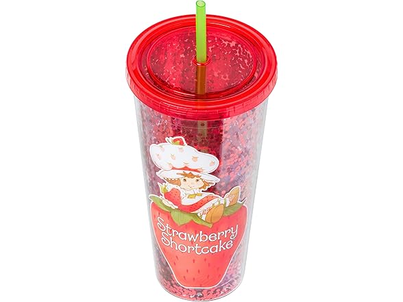 Silver Buffalo Strawberry Shortcake Confetti Cold Cup