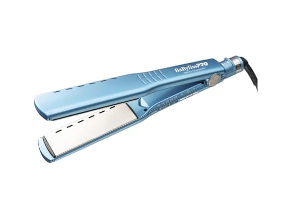 BabylissPRO Nano Titanium Specialty Ionic Hair Straightener 1-1/2"