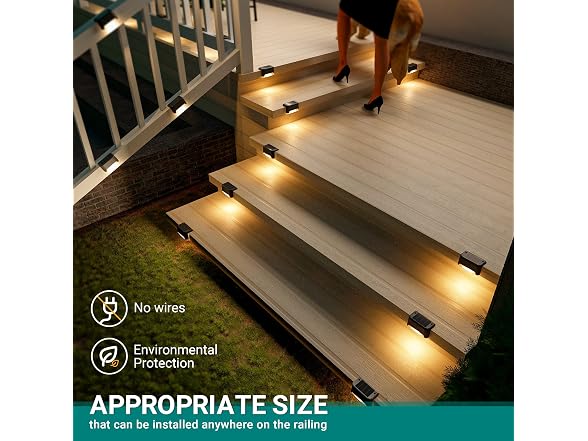 Solar Deck Lights Outdoor 16 Pack