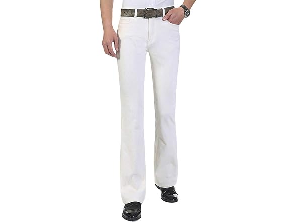 HAORUN Men's (34) Men Corduroy Bell Bottom Flares