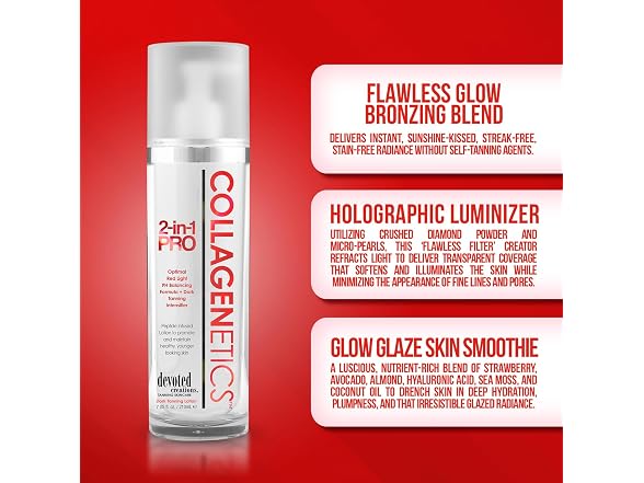 Collagenetics 2 1 Pro Red Light Therapy Prep