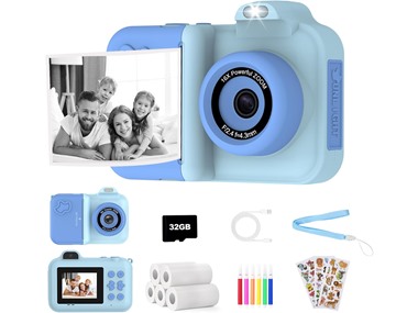 $19.99, Was $45.99, 56% Off! 1080P HD Kids Instant Print Camera dealfomo