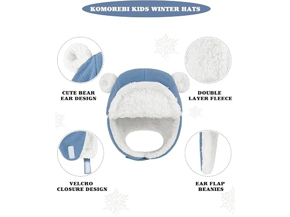Komorebi Boys (1-2T) Toddler Kids Winter Fleece