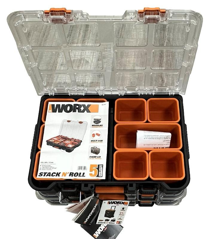 Worx Stack N' Roll 12 Compartment Organizer- 3PK - Gallery 8