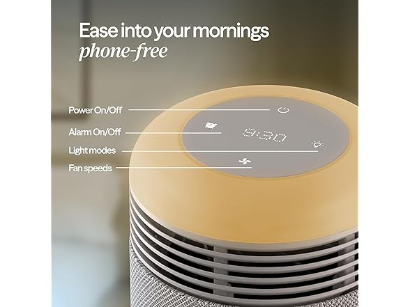 BLUEAIR Purifier & Sunrise Alarm Clock