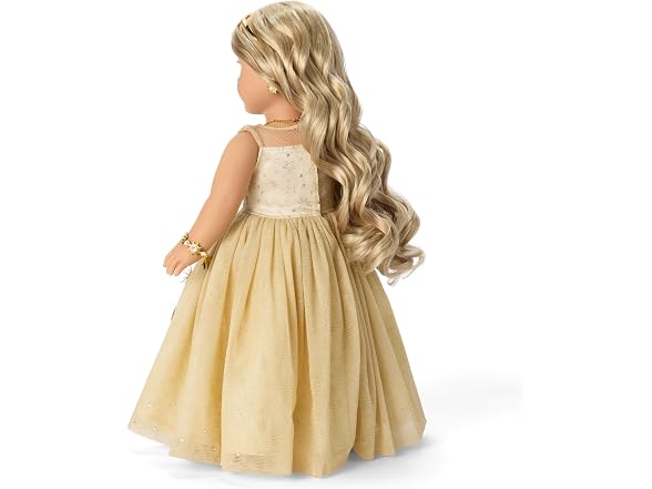 American Girl 2025 Glimmering Gold Holiday Collector Doll