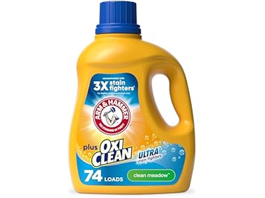 $4.99 ARM & HAMMER Plus OxiClean Ultra Stain Detergent dealfomo