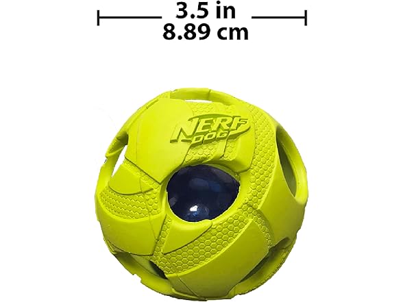 Nerf Dog Bash Ball Dog Toy with Interactive LED