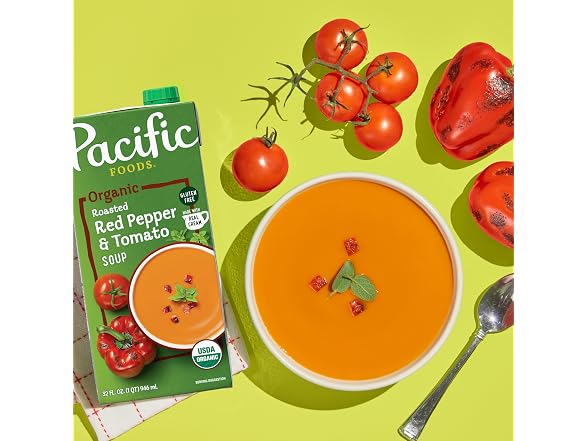Pacific Foods Organic Red Pepper and Tomato Soup