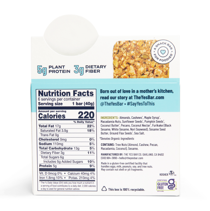 (18-Pack) The Yes Bars Variety Pack #2 - Gallery 22