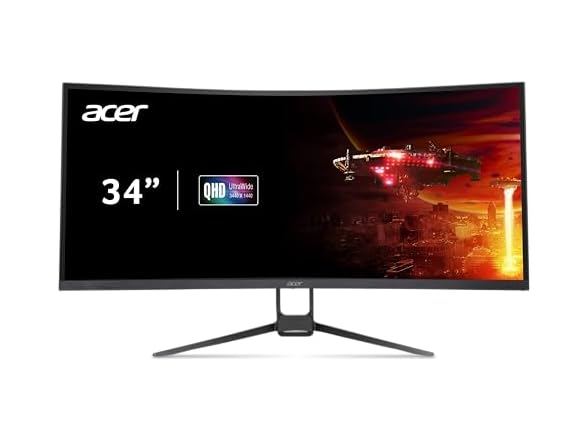 acer Nitro 34" UWQHD Curved PC Gaming Monitor