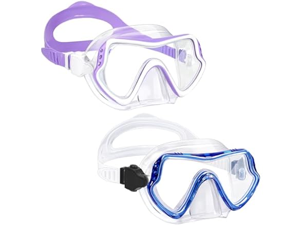 ITOWE 2 Pack Swim Goggles for Kids 8-15