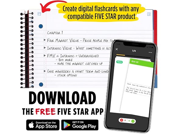 Five Star Advance Spiral Notebooks +