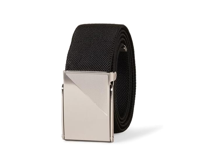 Amazon Essentials Men's Sport Web Golf Belt, Black, Medium