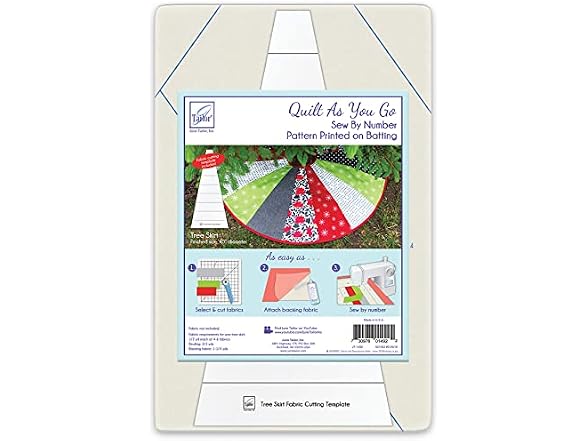 June Tailor Quilt As You Go Tree Skirt
