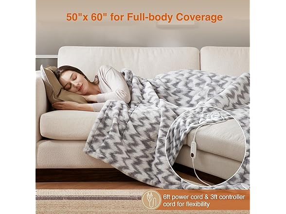 Beautyrest Long Brushed Heated Blanket