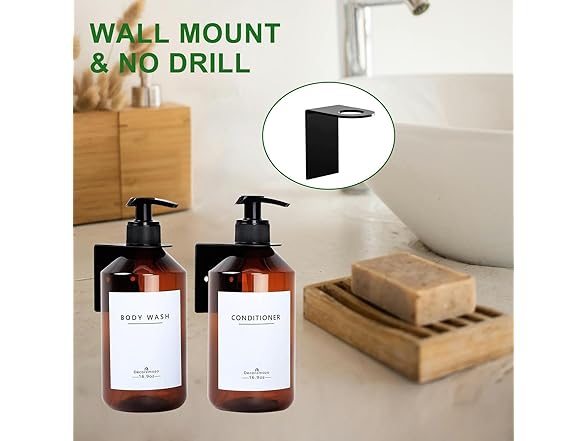 Wall-Mounted Shampoo Dispenser