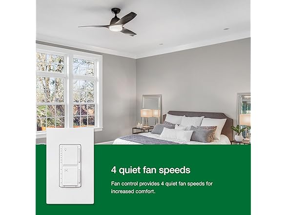Maestro 4-speed Fan Control & LED dimmer